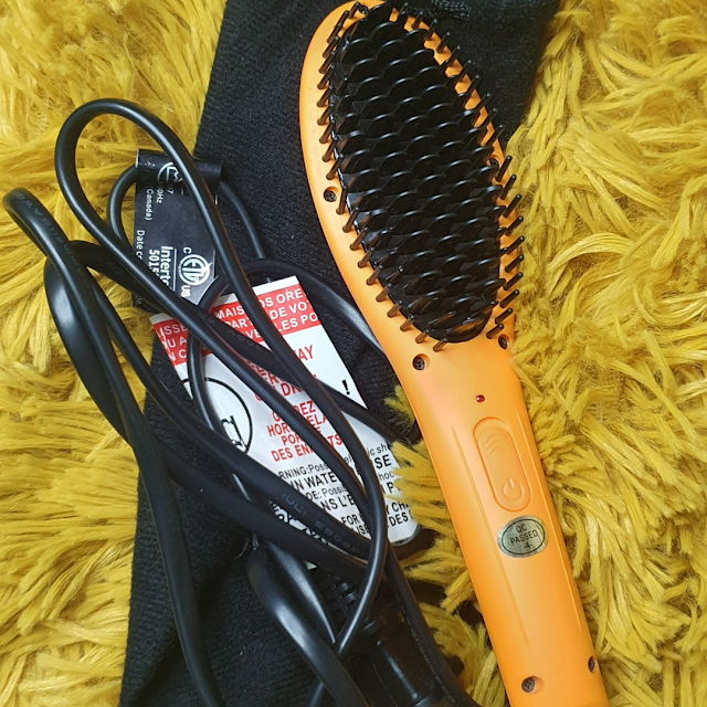 Soleil hair straightening brush