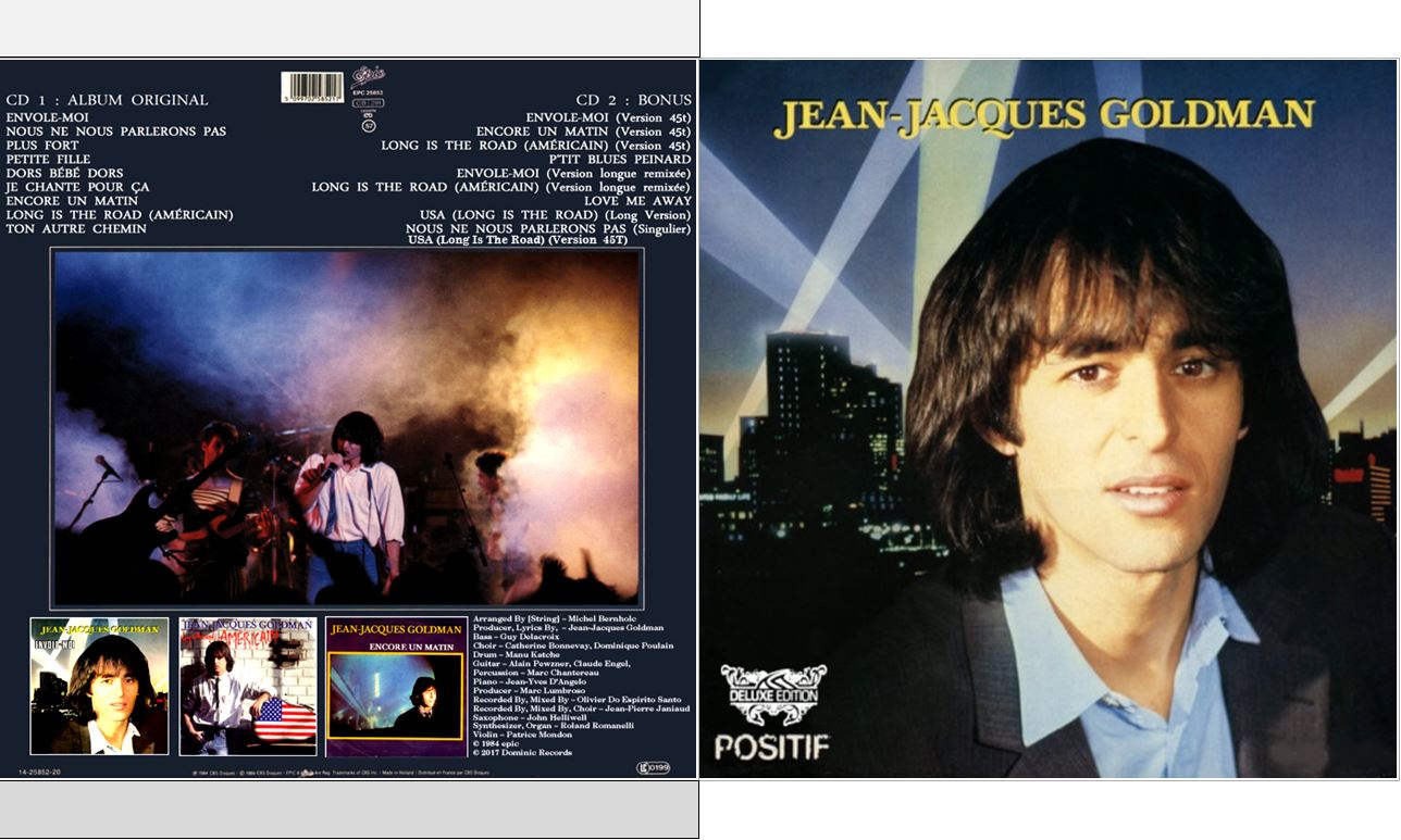 Musicollection Jean Jacques Goldman Positif Expanded Version 1984 17