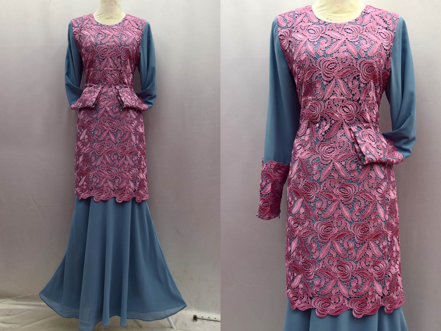 StyLish aLya ABuya BAJU  KURUNG  MODEN PRADA LACE 