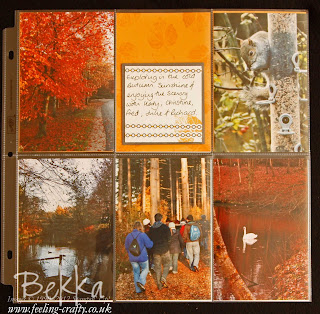 Divided Page Protector Scrapbooking ideas from Stampin' Up! Demonstrator Bekka Prideaux - check it out here