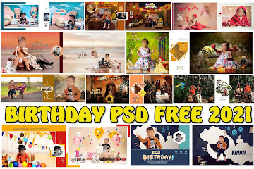 New Birthday PSD  Design Free Dwonlode 2021