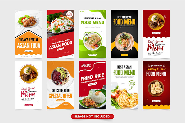 Food Menu Promotional Web Banner Vector Free Download