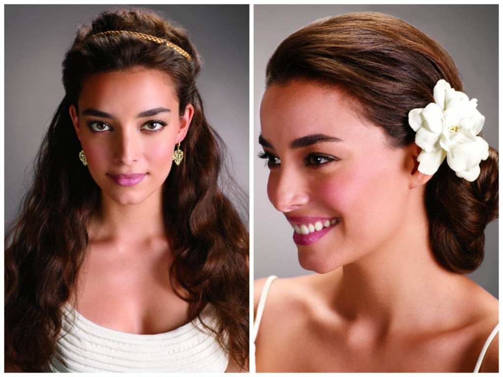 Bride hair models 2014, 2014 wedding hairstyles,2014 summer bridal  title=