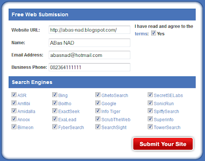Cara Submite Blog ke Banyak Search Engine Sekaligus