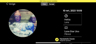 Screenshot Hipstamatic-instellingen Hekla + Lone Star Uno