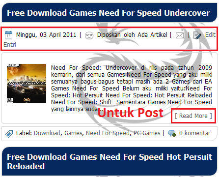 Memasang Read More v3.0 Pada Blogger, Replace Read More v2.0