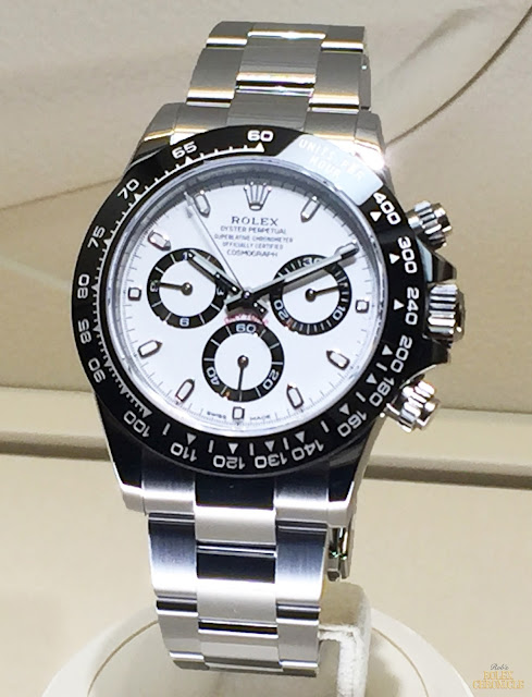 2016 Rolex Oyster Perpetual Cosmograph Daytona white dial black bezel paul newman