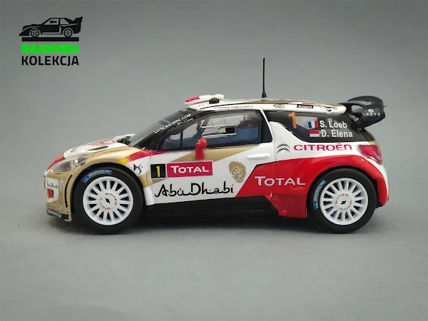 IXO Eaglemoss Citroen DS3 WRC, Zwycięzca Rajdu Monte-Carlo 2013