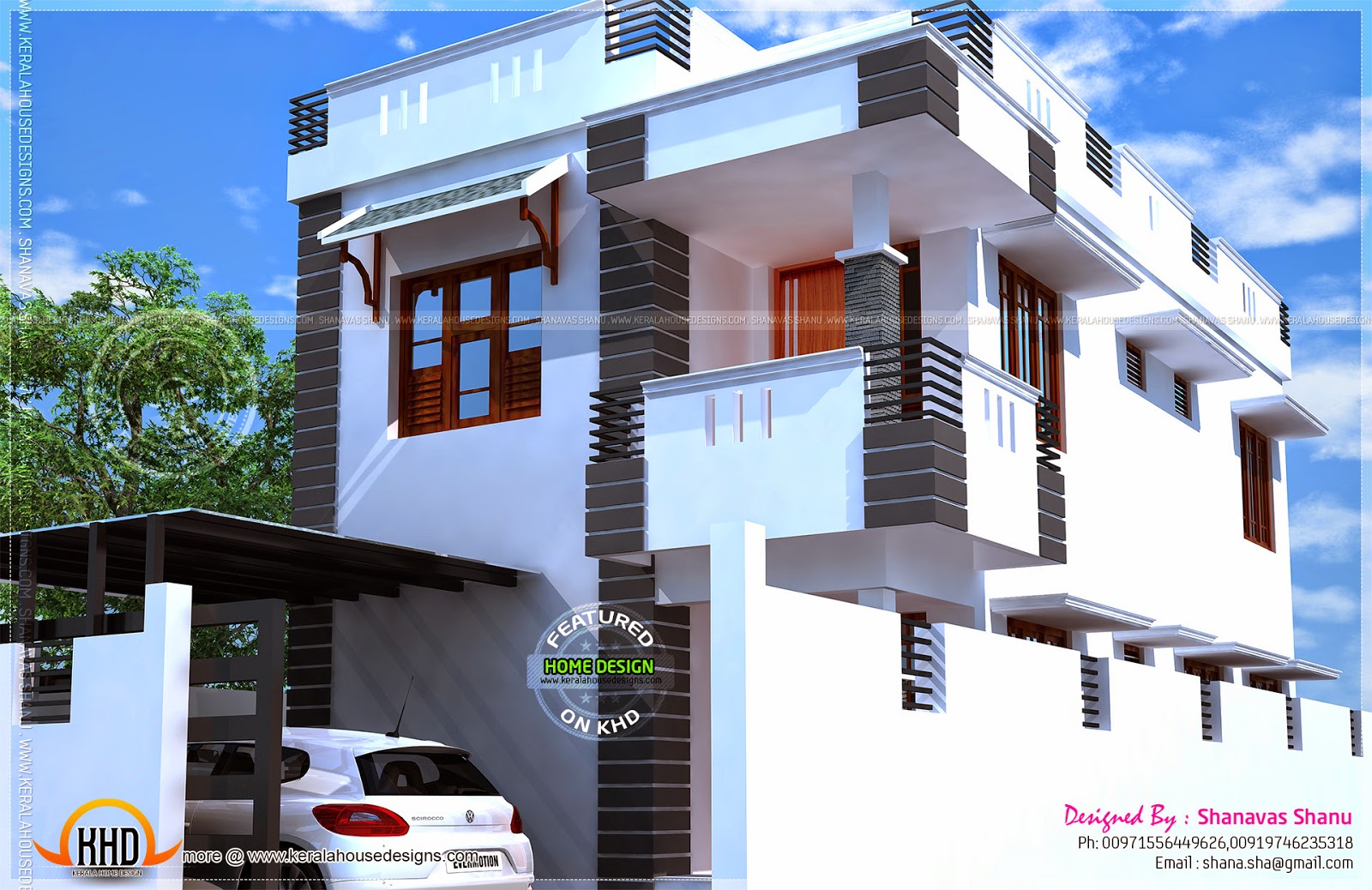 Small villa with floor plans Home Kerala Plans