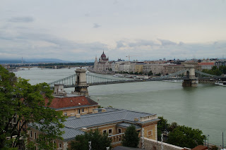 Vista do Castelo de Buda de Budapeste na Hungria