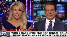 Megyn Kelly and Charles Krauthammer will co-moderate the first Republican debate on Aug. 4, 2015 in Cleveland, Ohio