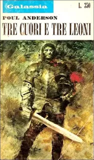La copertina di Tre cuori e tre leoni - Galassia 153
