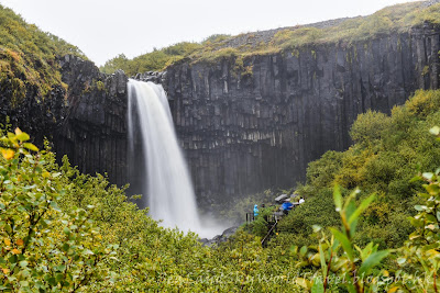 冰島, Iceland, Skáftafell, Svartifoss 瀑布