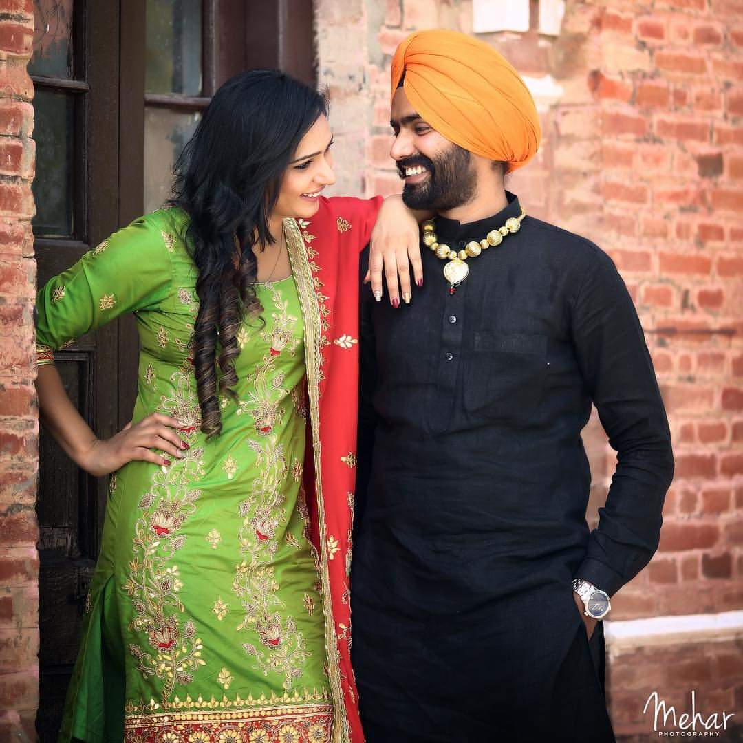 P punjabi  Couple  Image Fb Template Printable