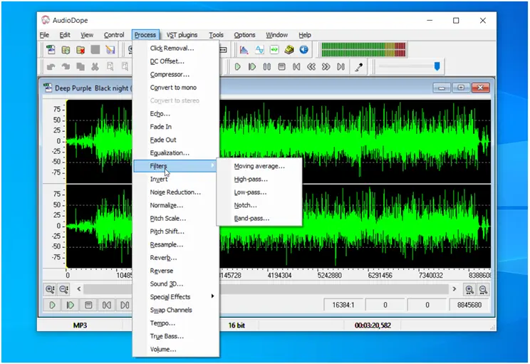 Audiodope :  Δωρεάν εφαρμογή επεξεργασίας ήχου