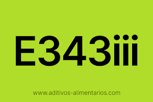 Aditivo Alimentario - E343iii - Fosfato Trimagnésico