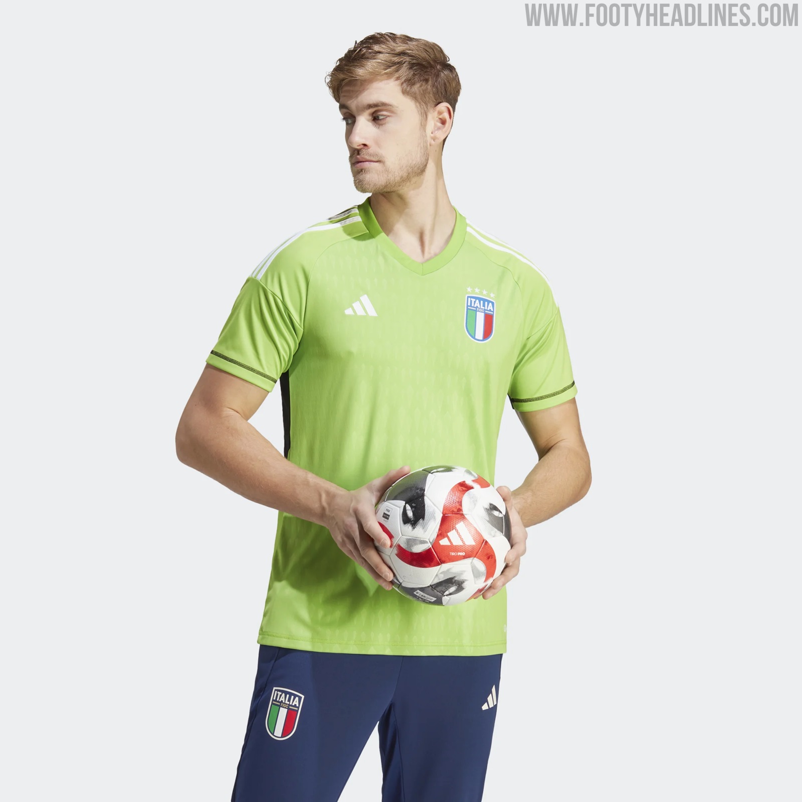 Adidas 2023-2024 Italy Goalkeeper Jersey (Green)