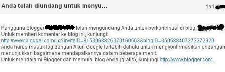 cara mengganti email blog