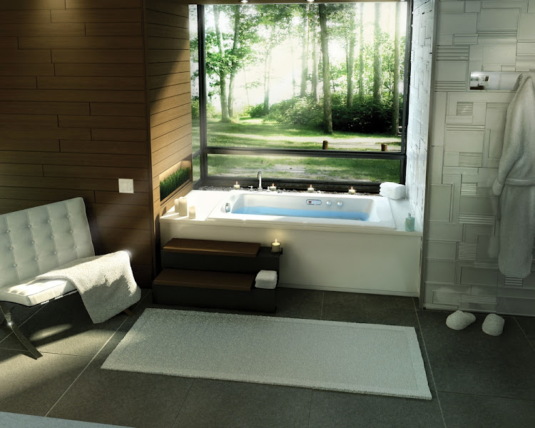 Futuristic Bathroom Design Idea