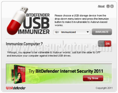 BitDefender USB Immunizer Melindungi Flashdisk dan Komputer dari Virus Autorun