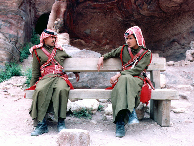 Jordanian Armed Forces soldiers, Petra, Jordan