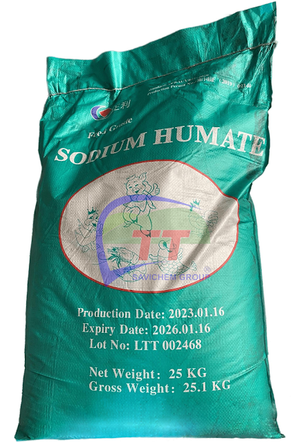 Sodium Humate Feed Grade, Trung Quốc 25kg/Bao