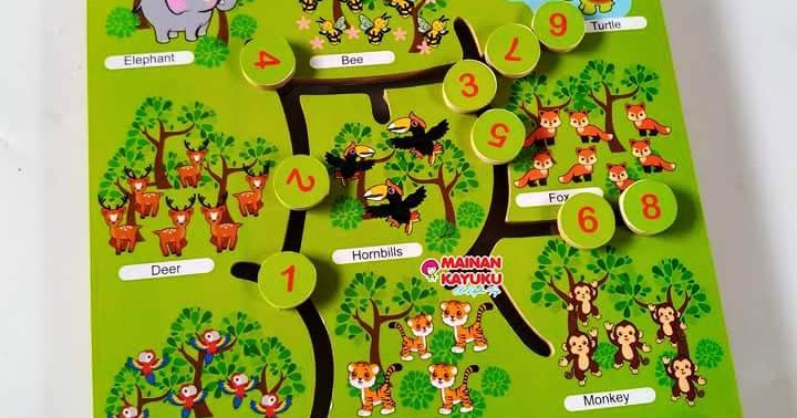 Maze Hewan 2  in 1 Mainan  Edukasi  Anak  Balita SEBUTIK EDUTOYS