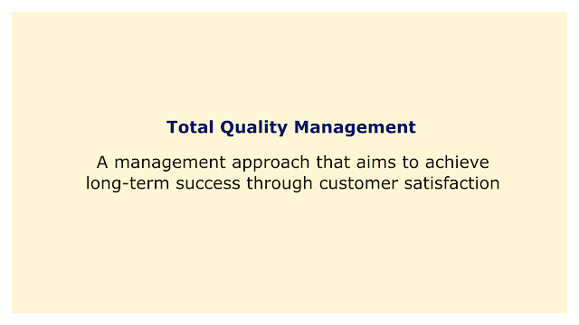 A management approach that aims to achieve long-term success through customer satisfaction.