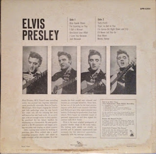 Contratapa disco Elvis Presley