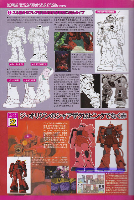 Mobile Suit Gundam The Origin - Katoki Hajime Mechanical Archives