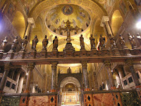 Interior Igreja de San Marco em Veneza Itália