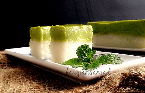 KUIH SERI MUKA PANDAN YANG AWESOME ~ FauziahSamad.com