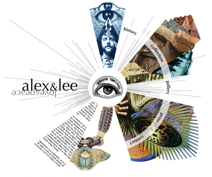 Alex and Lee Official Website Design Homepage