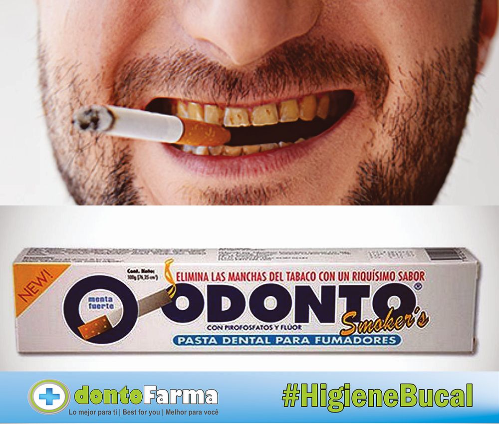 ODONTO SMOKER'S - Pasta dental para fumadores