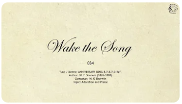 Wake The Song Of Joy And Gladness Lyrics | Wake The Song | Worship Song