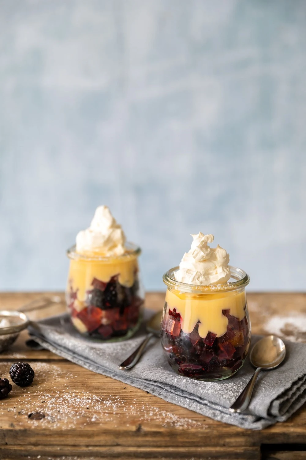 Winter Trifle With Blackberries: Afternoon Tea Recipes