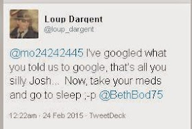 Loup Dargent's advice to Joshua Bonehill's alt