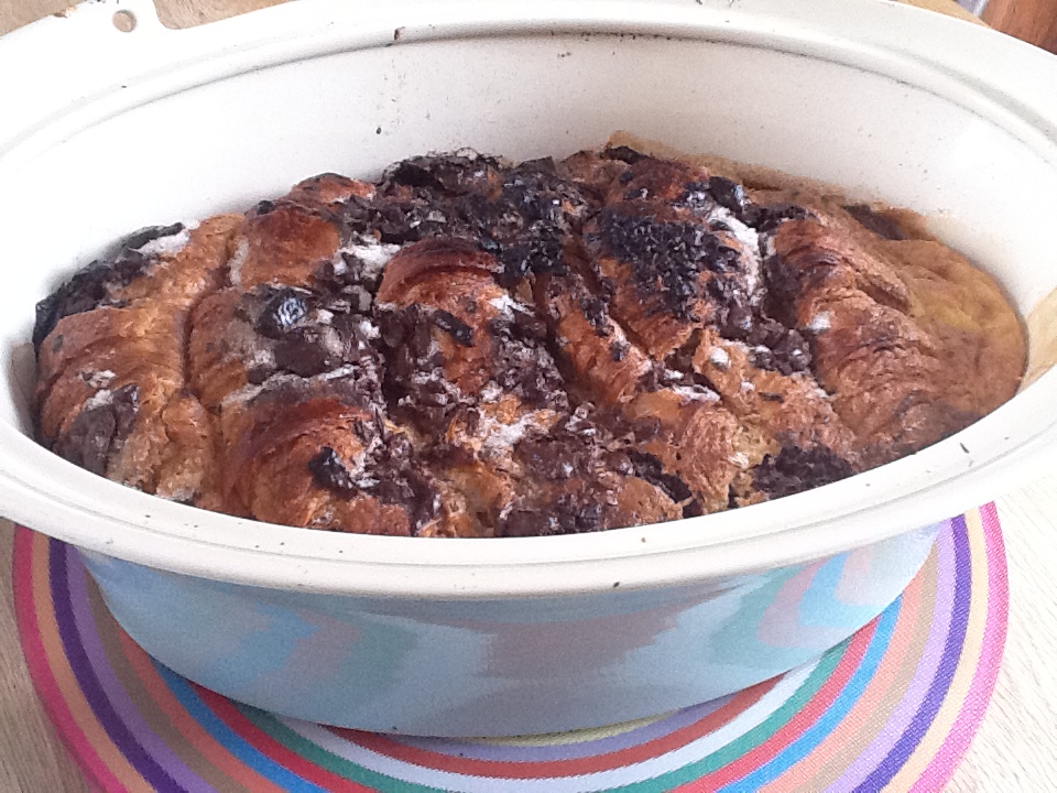 The Rachel Allen Easy Meals Challenge By Lynda Day 101 Chocolate Croissant Bread And Butter Pudding