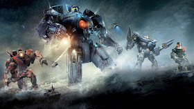 Los 4 Jaegers protagonistas, con Gipsy Danger al frente