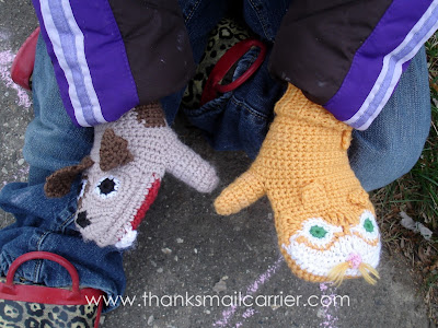 fun kids mittens