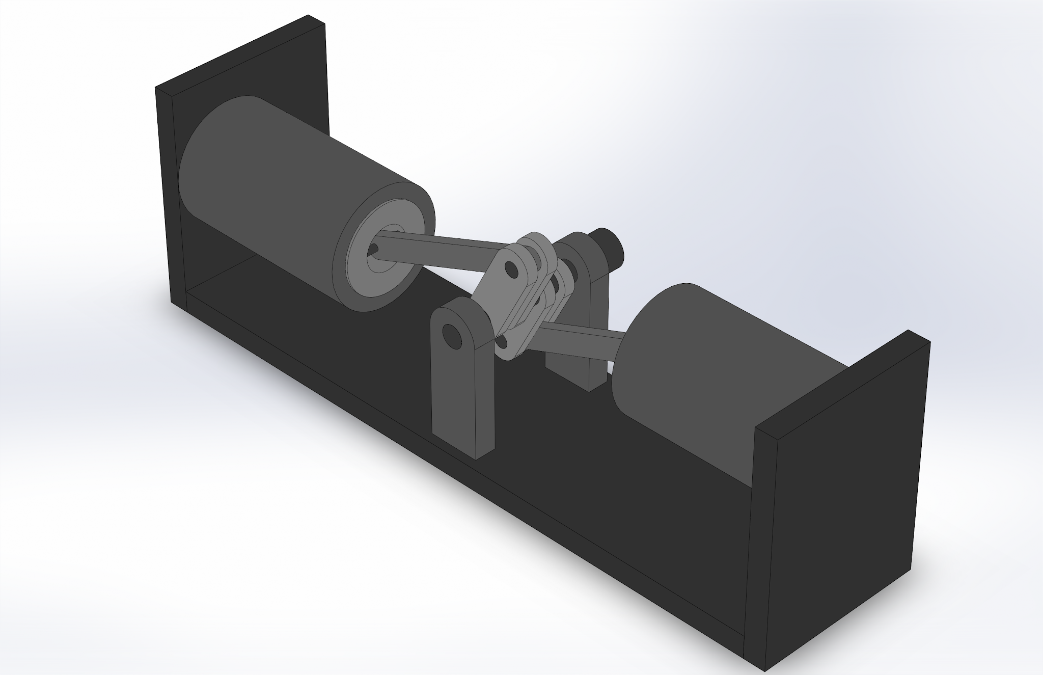 3D Model of a Reciprocating Compressor System