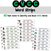 CVCC Word Task Cards