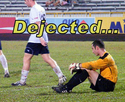 A dejected Etoile's custodian Brice Morandini sat on the ground