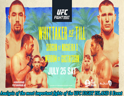Analysis of the most important fights of the UFC FIGHT ISLAND 3 Event