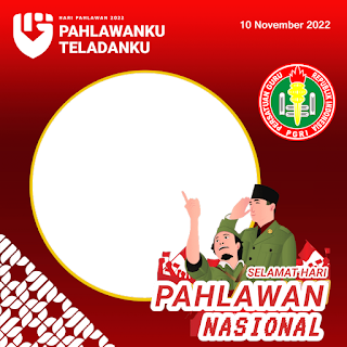 Twibbon Hari Pahlawan Nasional PGRI Tahun 2022, Design Elegance dan Aesthetic Keren