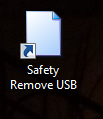 How to Create Shortcut for Safety Remove Hardware