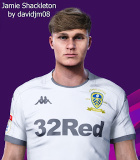 PES 2020 Faces Jamie Shackleton by Davidjm08