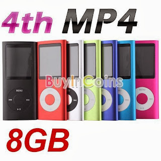 8GB 1.8" LCD Shakable MP3 MP4 FM 4th Gen Player