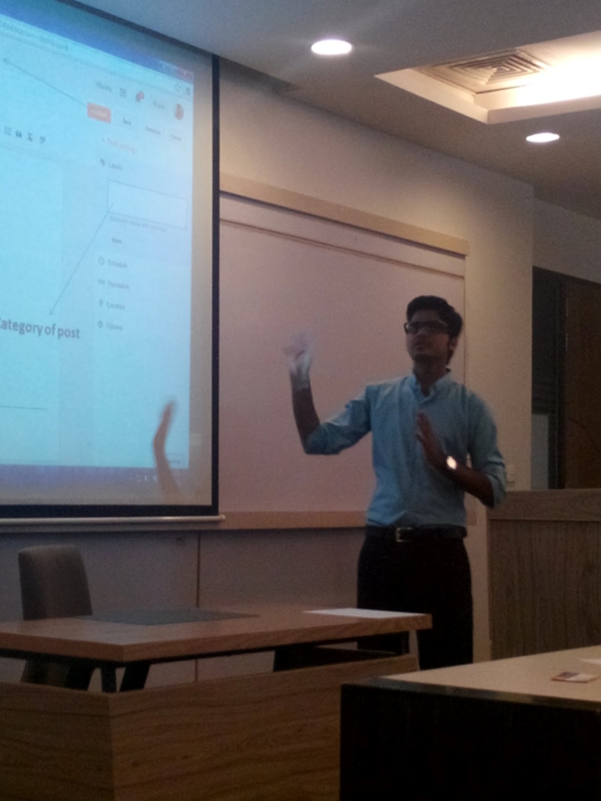  Main Campus Karachi inwards the centre of entrepreneurship division  Motivational Workshop on Blogger at IBA CED By Syed Faizan Ali