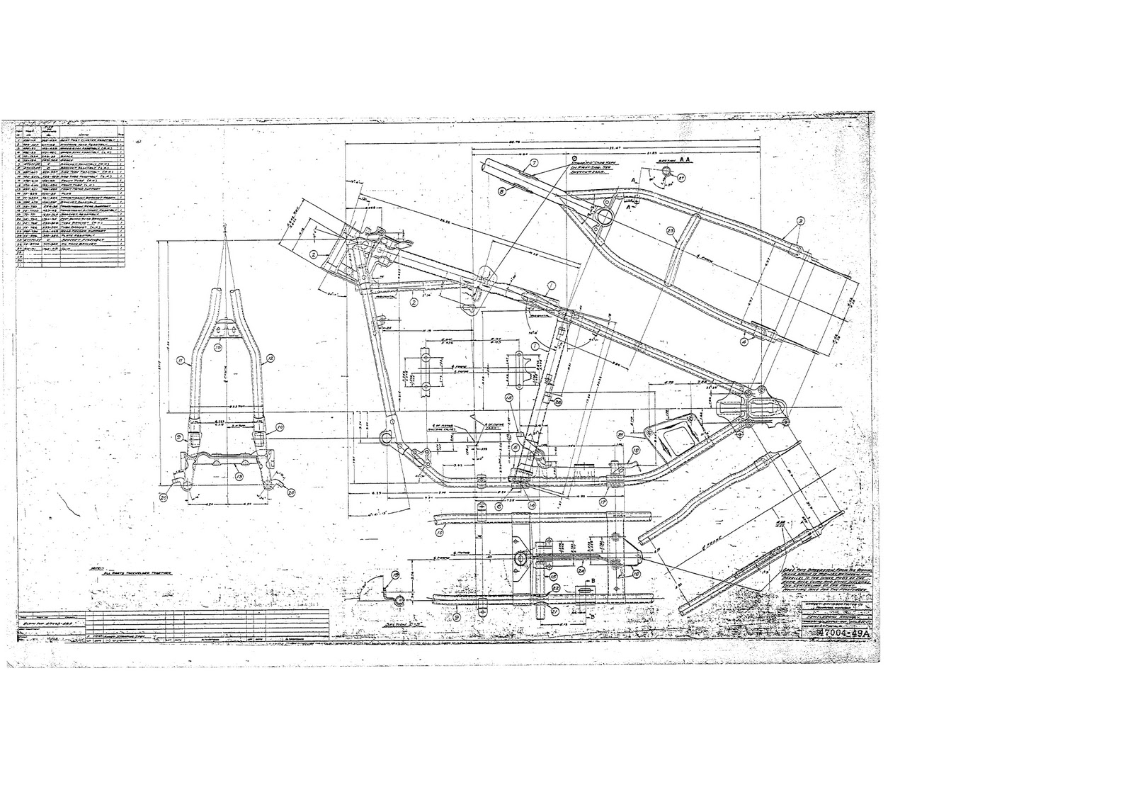 Harley Frame Blueprints